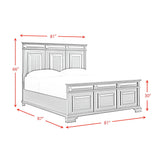  Elements International Bridgestone B-10980-8-KB King Panel Bed IMAGE 8