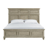  Elements International Whit-Ash B-11360-3-KB King Panel Bed IMAGE 2