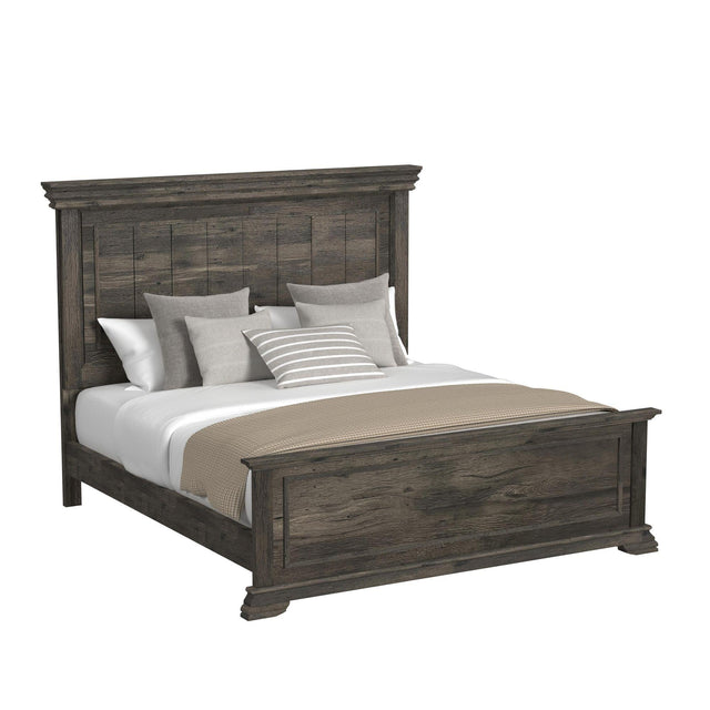  Elements International Park Ridge B-13130-8-KB King Panel Bed IMAGE 1