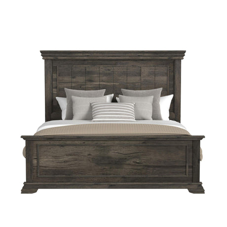  Elements International Park Ridge B-13130-8-KB King Panel Bed IMAGE 2