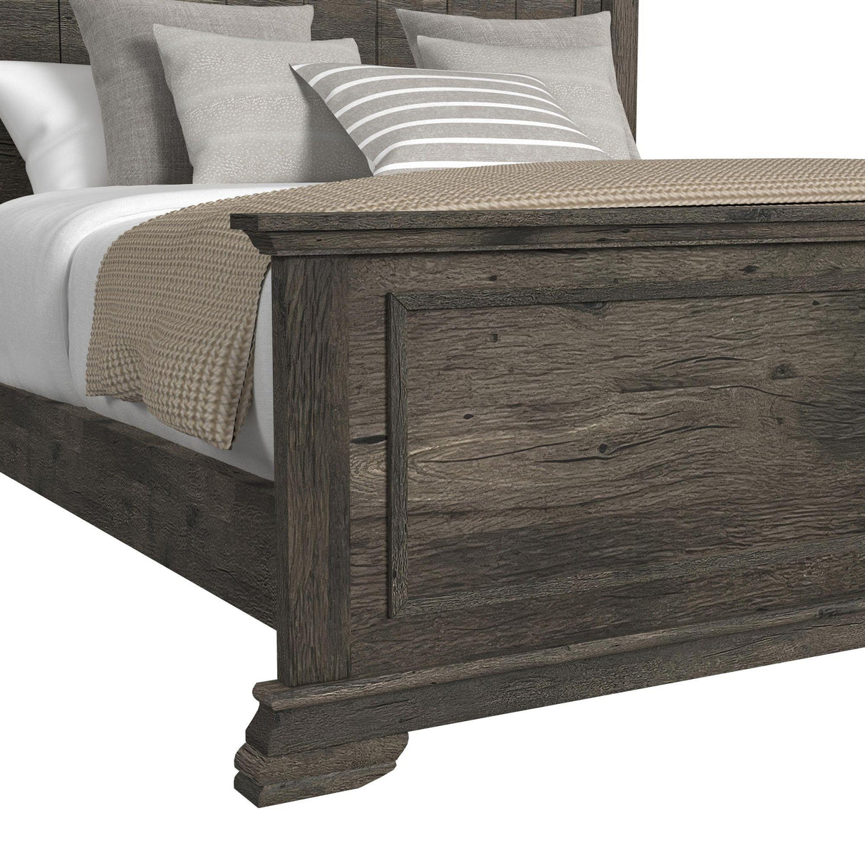  Elements International Park Ridge B-13130-8-KB King Panel Bed IMAGE 5
