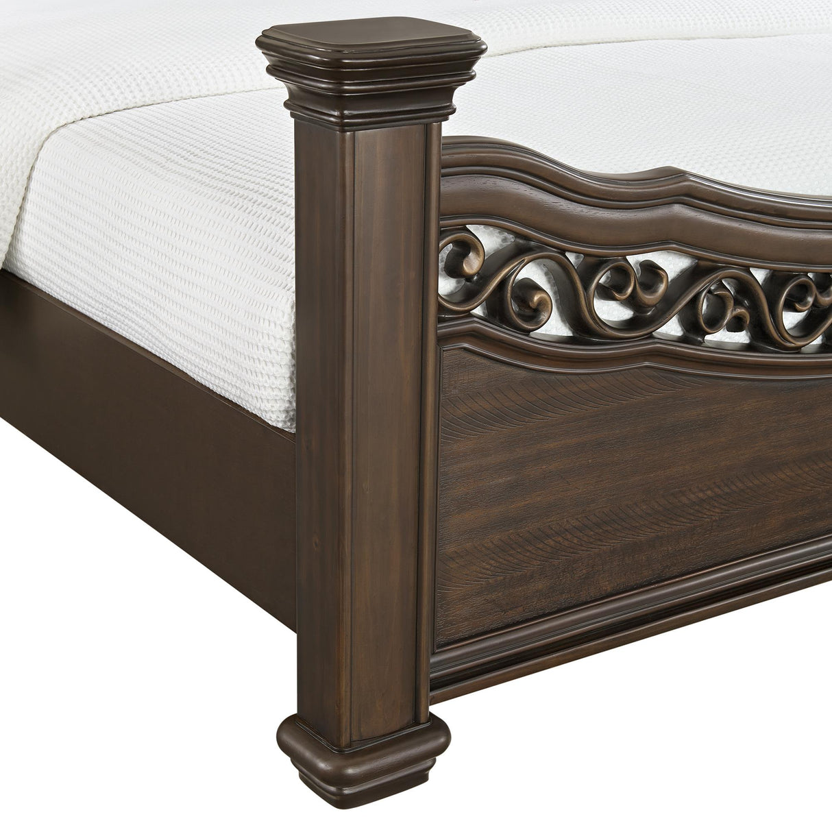  Elements International Brunswick B-13070-5-KB King Panel Bed IMAGE 6