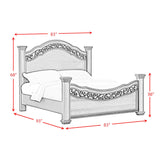  Elements International Brunswick B-13070-5-KB King Panel Bed IMAGE 8