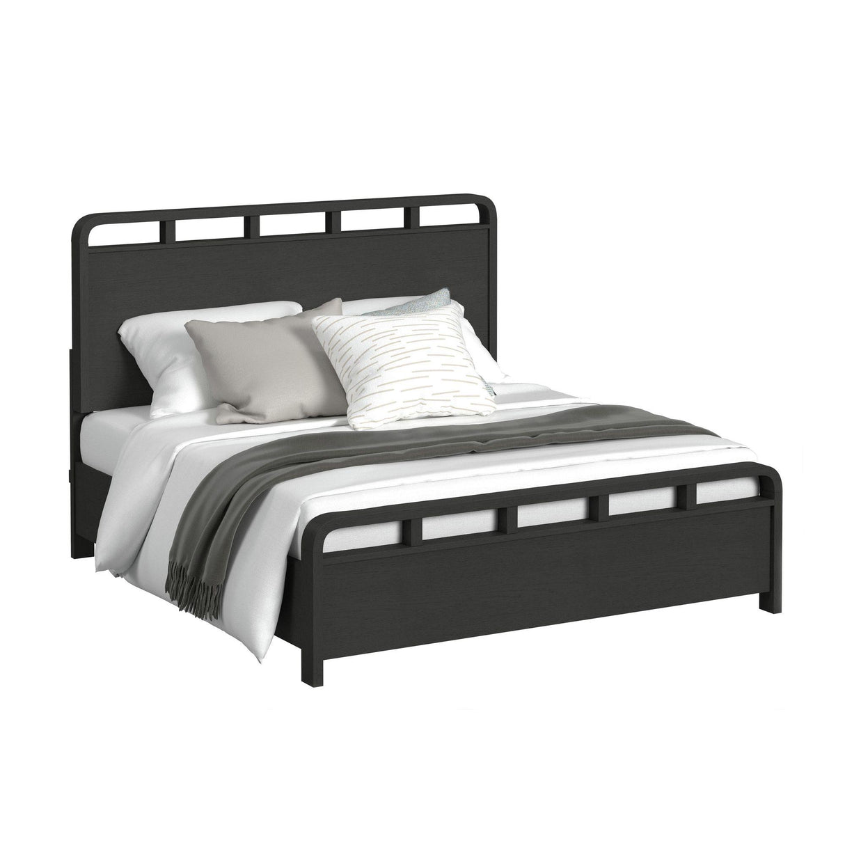  Elements International Ridgemont B-14440-8W-KB King Panel Bed IMAGE 1