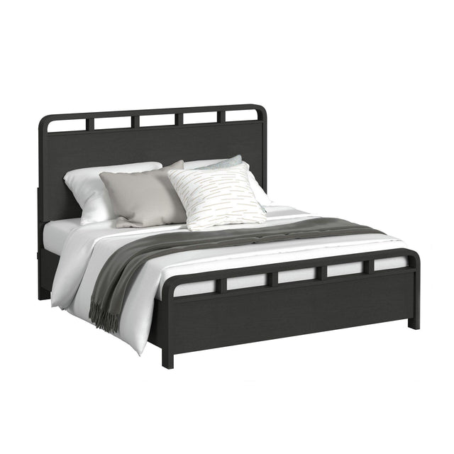  Elements International Ridgemont B-14440-8W-KB King Panel Bed IMAGE 1
