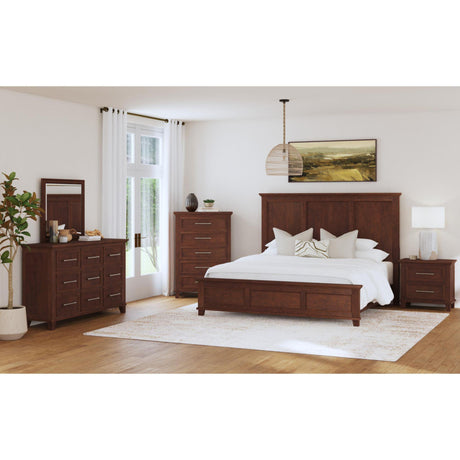  Elements International Canterbury B-13030-5-KB King Panel Bed IMAGE 3
