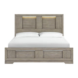  Elements International Kelis B-9770-3-KBL King Panel Bed IMAGE 2