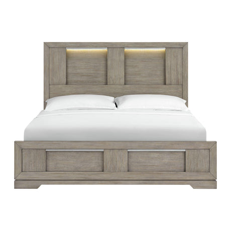  Elements International Kelis B-9770-3-KBL King Panel Bed IMAGE 2