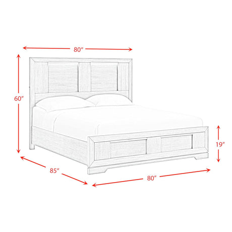  Elements International Kelis B-9770-3-KBL King Panel Bed IMAGE 9