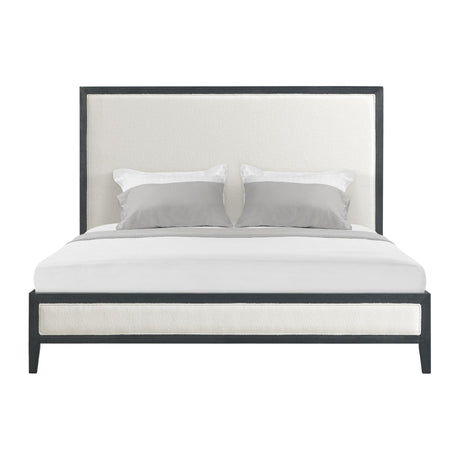  Elements International Versailles Contemporary B-3690-8W-KB1 King Panel Bed IMAGE 2