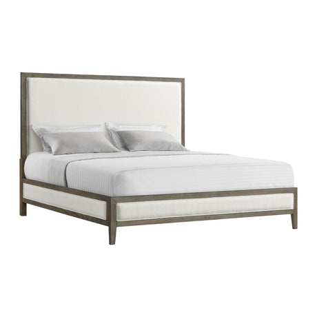  Elements International Versailles Contemporary B-3690-3W-KB1 King Panel Bed IMAGE 1
