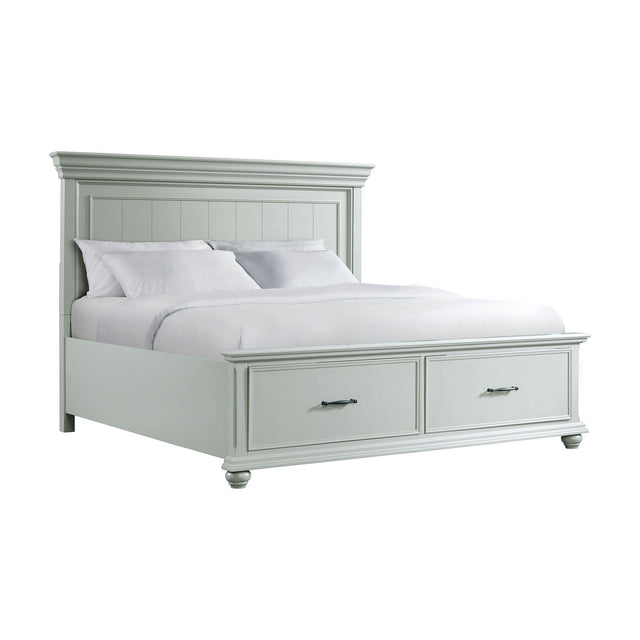  Elements International Slater SR350KB King Platform Storage Bed IMAGE 1
