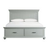  Elements International Slater SR350KB King Platform Storage Bed IMAGE 2