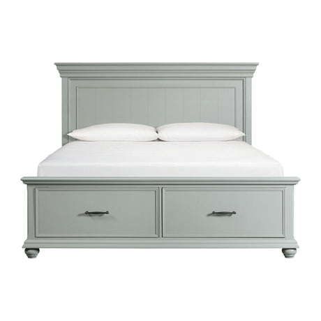  Elements International Slater SR350KB King Platform Storage Bed IMAGE 2