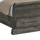  Elements International Park Ridge B-13130-8-KSLB King Sleigh Storage Bed IMAGE 6