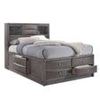  Elements International Emily EG199KB King Storage Bed IMAGE 1