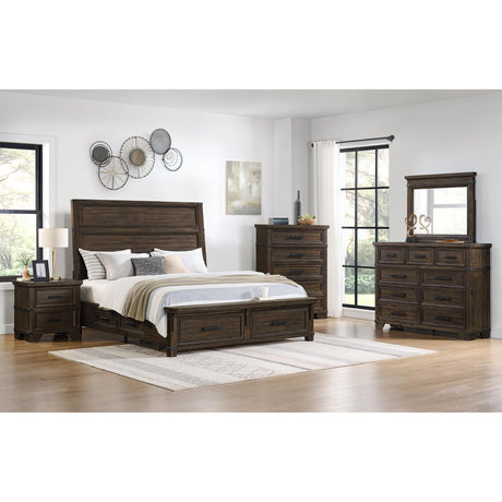  Elements International Colorado City B-13010-8-KSB King Storage Bed IMAGE 3