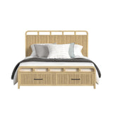  Elements International Ridgemont B-14440-6-KSB King Storage Bed IMAGE 2