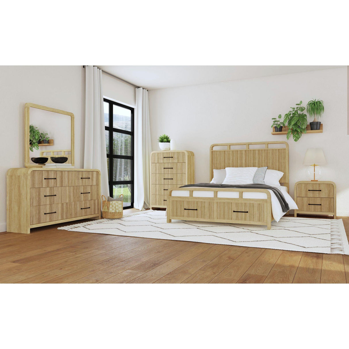  Elements International Ridgemont B-14440-6-KSB King Storage Bed IMAGE 3