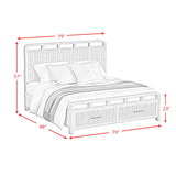  Elements International Ridgemont B-14440-6-KSB King Storage Bed IMAGE 9