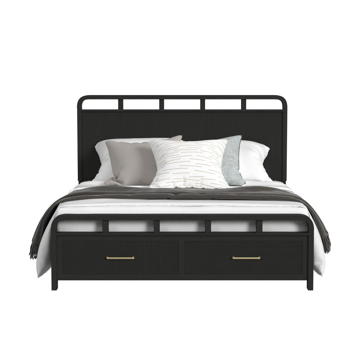  Elements International Ridgemont B-14440-8W-KSB King Storage Bed IMAGE 2