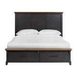  Elements International Montrose B-16670-5-KSB King Storage Bed IMAGE 2