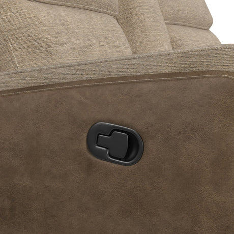  Elements International Hornet U-11550-10530-287 Motion Glider Loveseat IMAGE 6