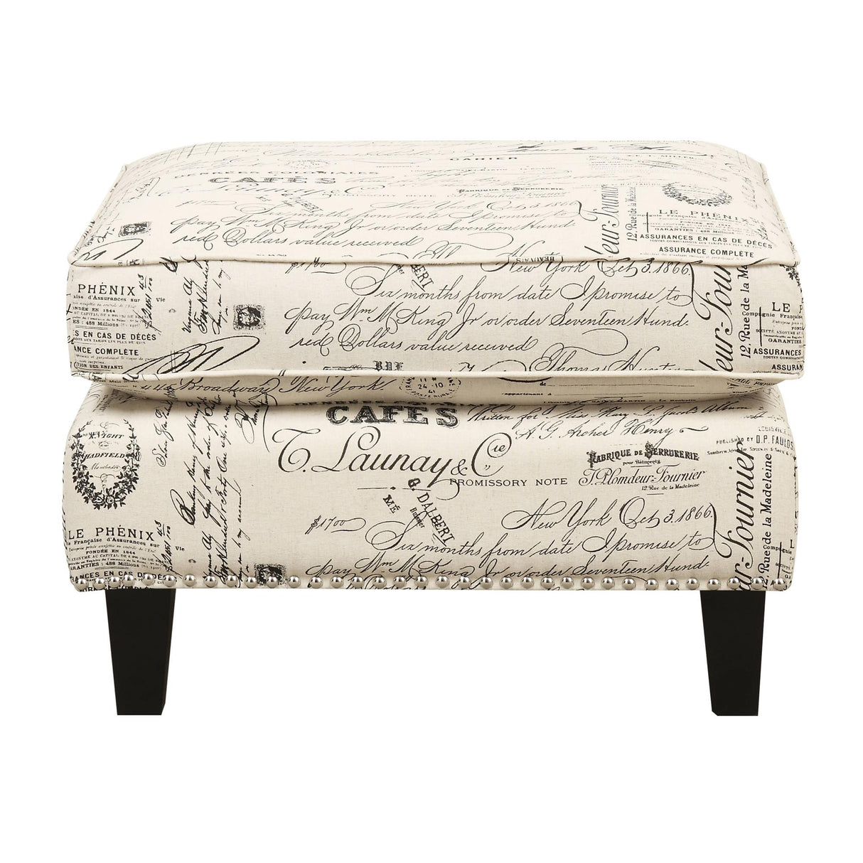  Elements International Erica UER636000CA Ottoman IMAGE 2