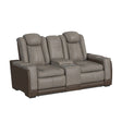  Elements International Lantana U-13660-10560-285PP Power Motion Loveseat IMAGE 1
