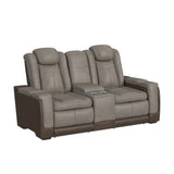  Elements International Lantana U-13660-10560-285PP Power Motion Loveseat IMAGE 1
