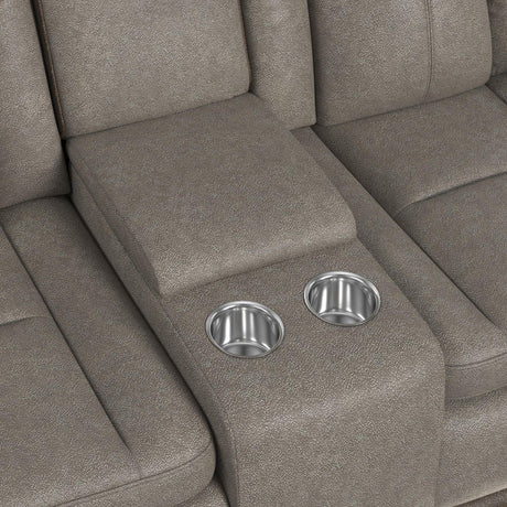  Elements International Lantana U-13660-10560-285PP Power Motion Loveseat IMAGE 11