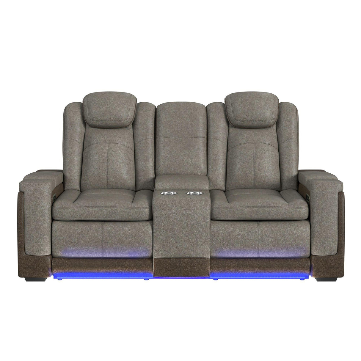 Elements International Lantana U-13660-10560-285PP Power Motion Loveseat IMAGE 4