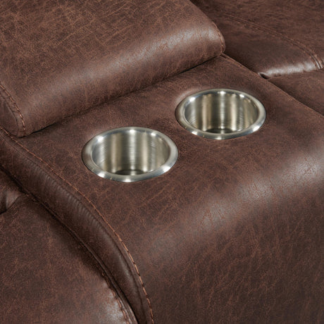  Elements International Atlantis U-5230-8640-285PP Power Motion Loveseat IMAGE 14