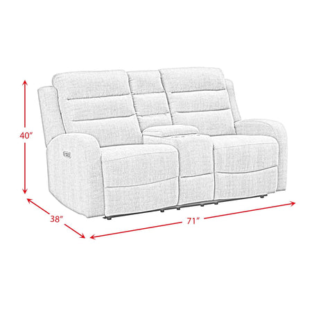  Elements International Avanti U-5260-8650-285PP Power Motion Loveseat IMAGE 13