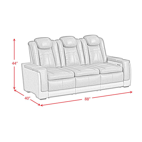  Elements International Lantana U-13660-10560-308PP Power Motion Sofa IMAGE 15