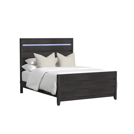  Elements International Tobias B-15990-8-QBL Queen Bed IMAGE 1