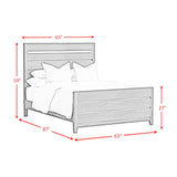  Elements International Tobias B-15990-8-QBL Queen Bed IMAGE 8