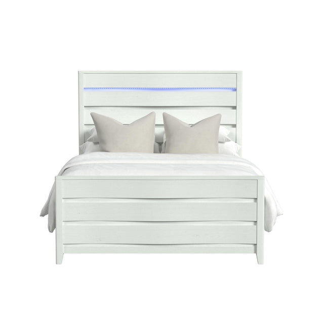  Elements International Tobias B-15990-7-QBL Queen Bed IMAGE 1