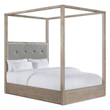  Elements International Arcadia B-3430-5-QCB Queen Canopy Bed IMAGE 1