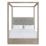  Elements International Arcadia B-3430-5-QCB Queen Canopy Bed IMAGE 2