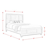  Elements International Harlington HG100QB Queen Panel Bed IMAGE 12