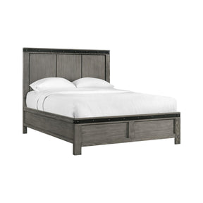  Elements International Wade WE600QB Queen Panel Bed IMAGE 1