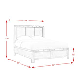  Elements International Wade WE600QB Queen Panel Bed IMAGE 10