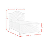  Elements International Kona B-9340-7-QB Queen Panel Bed IMAGE 8