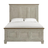  Elements International Farmington B-9890-7-QB Queen Panel Bed IMAGE 2