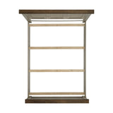  Elements International Farmington B-9890-7-QB Queen Panel Bed IMAGE 4