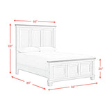  Elements International Farmington B-9890-7-QB Queen Panel Bed IMAGE 9