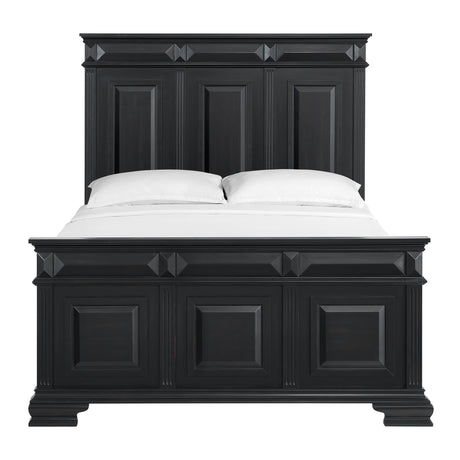  Elements International Bridgestone B-10980-8-QB Queen Panel Bed IMAGE 2