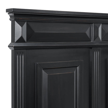  Elements International Bridgestone B-10980-8-QB Queen Panel Bed IMAGE 5