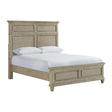  Elements International Whit-Ash B-11360-3-QB Queen Panel Bed IMAGE 1